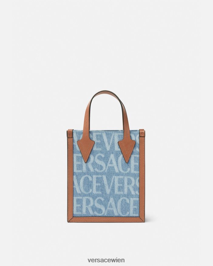 Blau Allover-Umhängetasche Versace Männer Taschen 8N4XJD1495