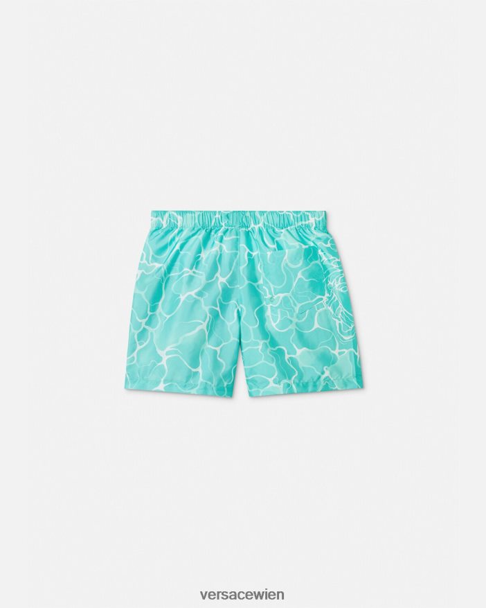 Blau Badeshorts mit Medusa-Logo Versace Kinder Kleidung 8N4XJD2134