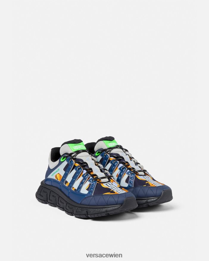 Blau Barocco 660 Trigreca-Sneaker Versace Männer Schuh 8N4XJD1542