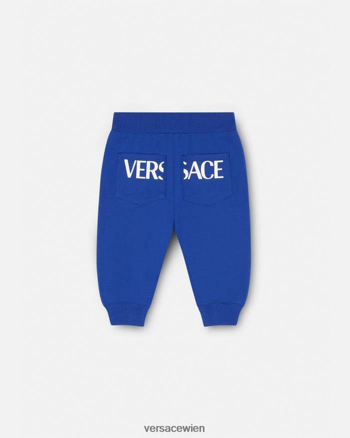 Blau Greca-Baby-Jogginghose Versace Kinder Kleidung 8N4XJD1890