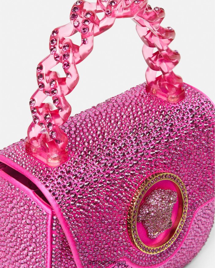 Fuchsie Crystal La Medusa Mini-Tasche Versace Frauen Taschen 8N4XJD315