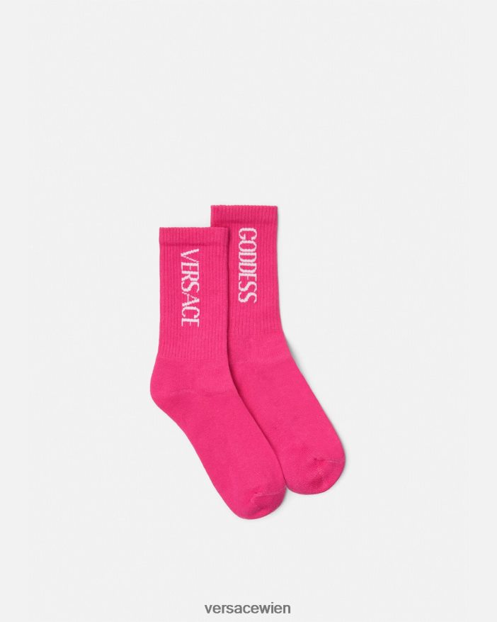 Fuchsie Göttinnensocken Versace Frauen Unterwäsche und Strandbekleidung 8N4XJD1105