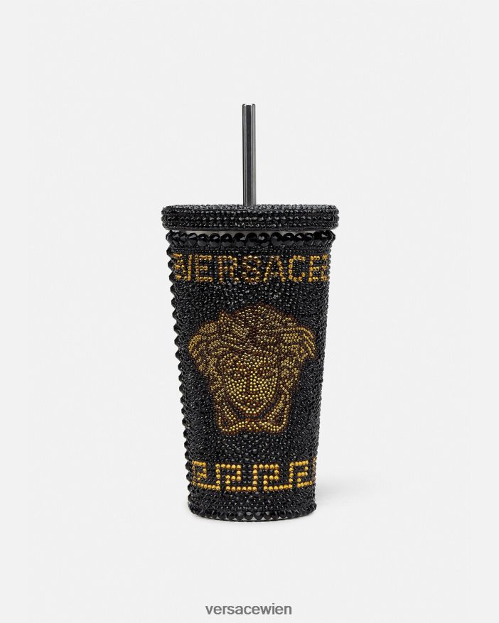 Gelb Kristall-Medusa-Reisebecher Versace Frauen Unterwäsche und Strandbekleidung 8N4XJD1206