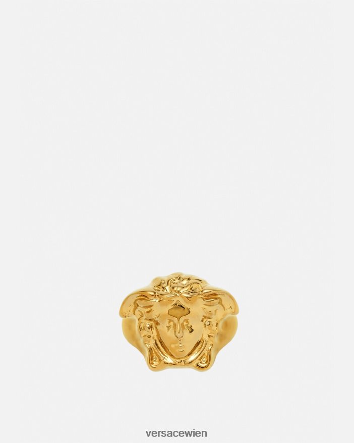 Gold Der Medusa-Ring Versace Frauen Zubehör 8N4XJD781