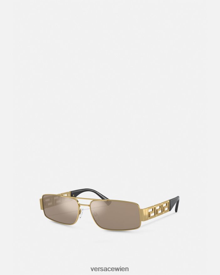 Gold Greca-Sonnenbrille Versace Männer Zubehör 8N4XJD1677