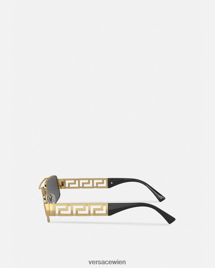 Gold Greca-Sonnenbrille Versace Männer Zubehör 8N4XJD1677