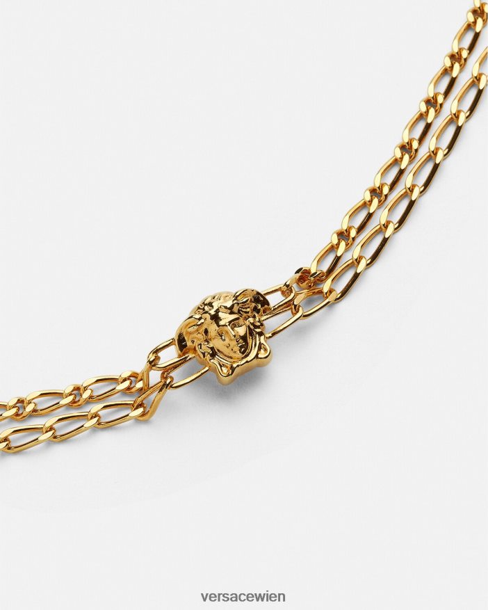 Gold Halskette mit Medusa-Logo Versace Frauen Zubehör 8N4XJD800