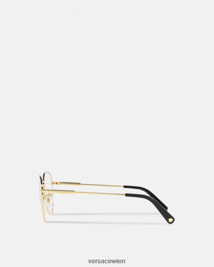 Gold Medusa-Glamour-Brille Versace Frauen Zubehör 8N4XJD708