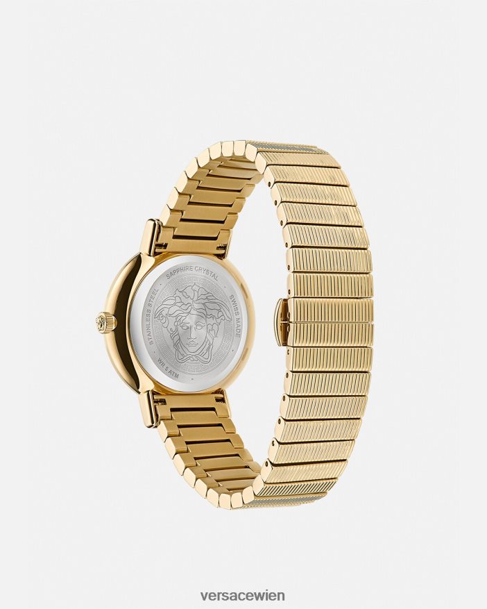 Gold Uhr im Greca-Chic Versace Frauen Zubehör 8N4XJD972