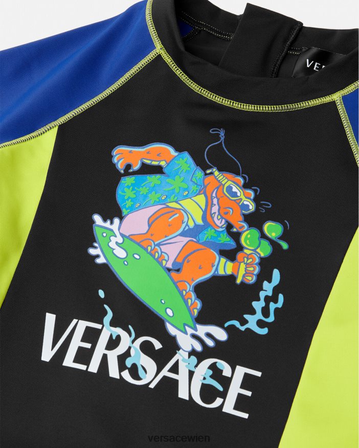 Mehrfarbig Sonnenschutz-Neoprenanzug Versace Kinder Kleidung 8N4XJD2136