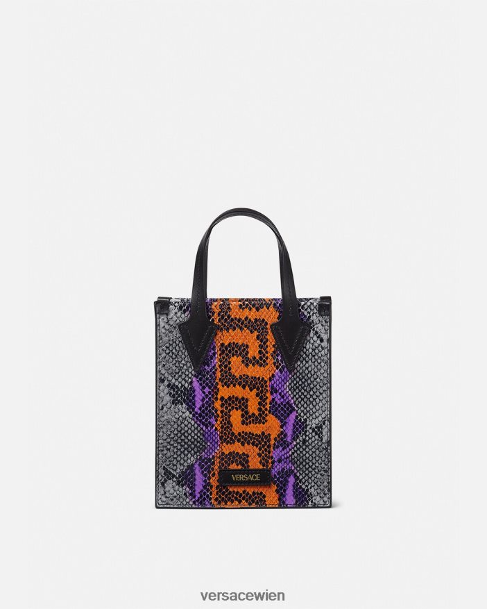 Mehrfarbig Umhängetasche mit Python-Greca-Print Versace Männer Taschen 8N4XJD1474