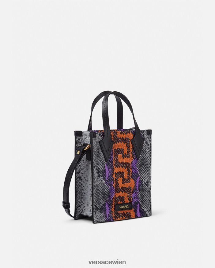 Mehrfarbig Umhängetasche mit Python-Greca-Print Versace Männer Taschen 8N4XJD1474