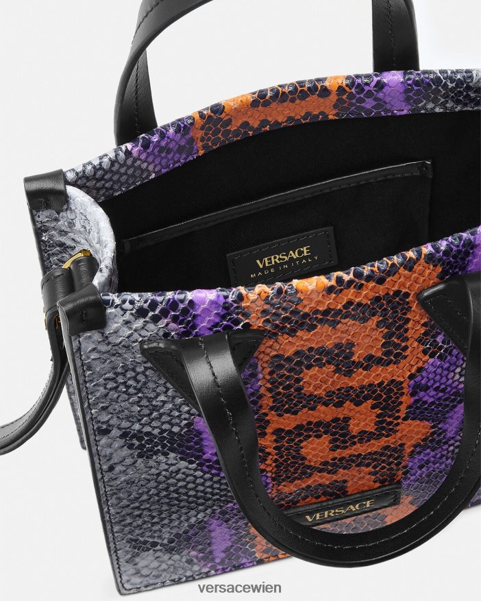 Mehrfarbig Umhängetasche mit Python-Greca-Print Versace Männer Taschen 8N4XJD1474