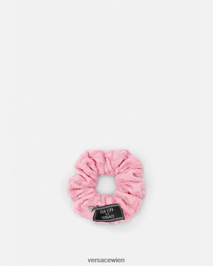 Rosa Allover-Handtuch-Scrunchie Versace Frauen Zubehör 8N4XJD866