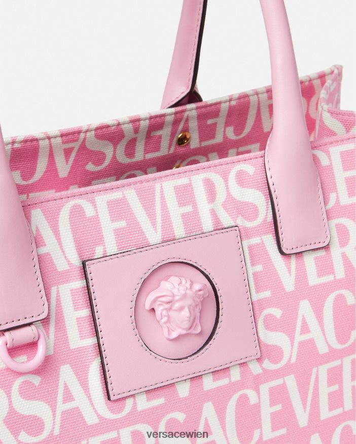 Rosa Allover-große Einkaufstasche Versace Frauen Taschen 8N4XJD323