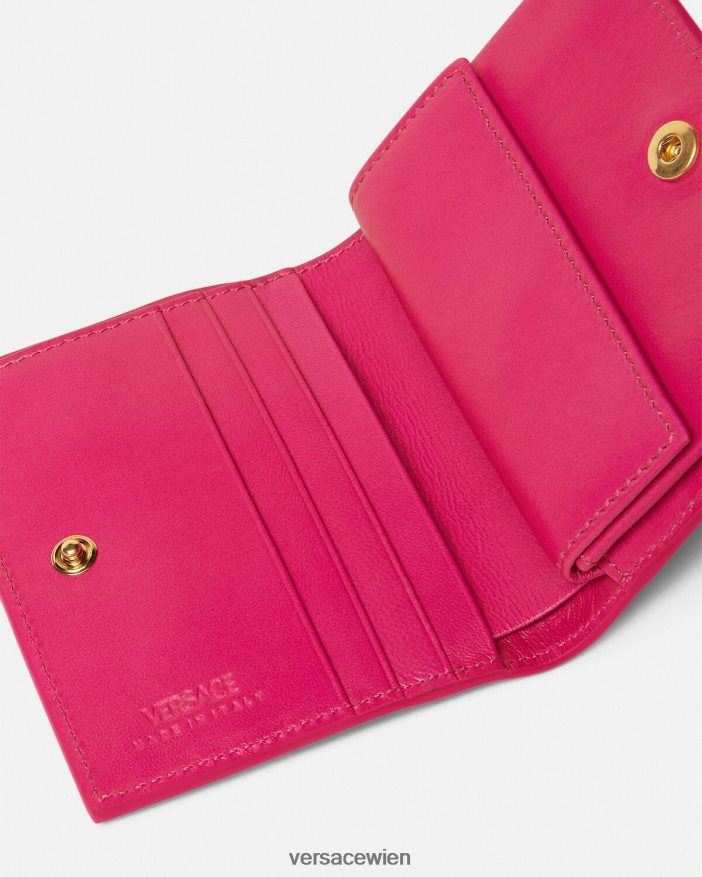 Rosa Bifold-Geldbörse mit Greca-Göttin-Motiv Versace Frauen Zubehör 8N4XJD560