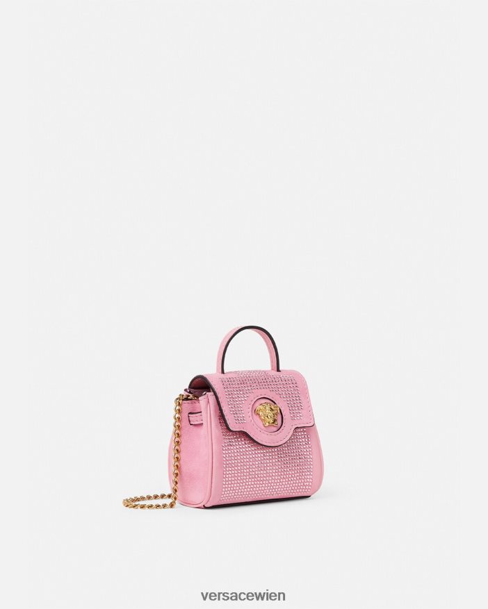 Rosa La Medusa-Mikrotasche mit Nieten Versace Frauen Taschen 8N4XJD328