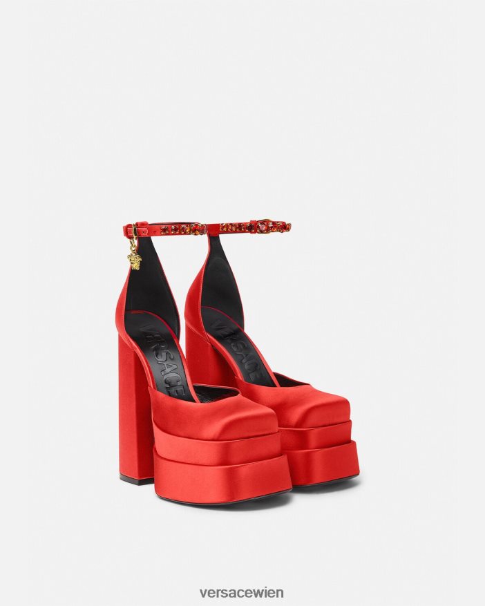 Rot Medusa Aevitas Plateaupumps Versace Frauen Schuh 8N4XJD412