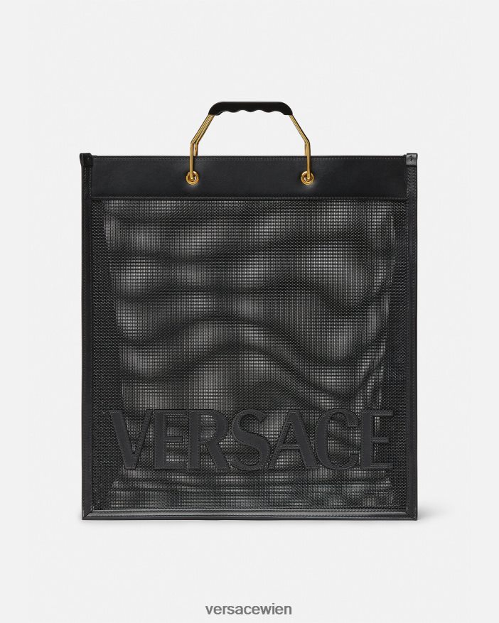 Schwarz Einkaufstasche Versace Männer Taschen 8N4XJD1507