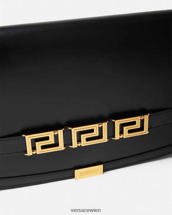 Schwarz Greca-Göttin-Clutch Versace Frauen Taschen 8N4XJD261