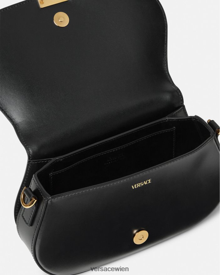 Schwarz Greca-Göttin-Umhängetasche Versace Frauen Taschen 8N4XJD251