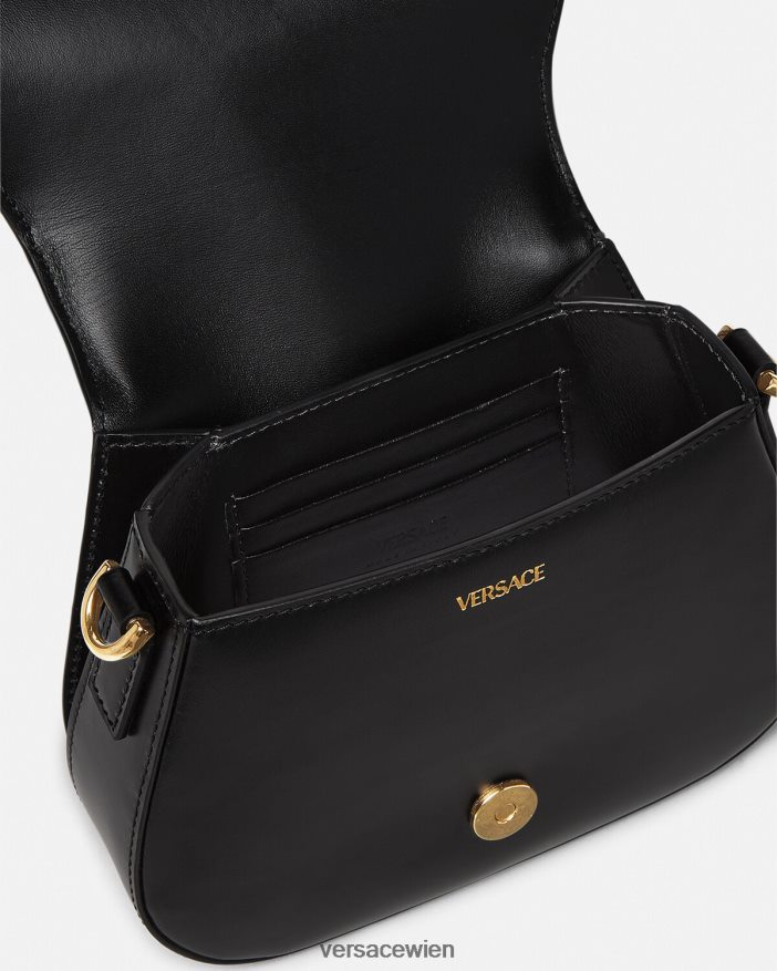 Schwarz Greca-Göttin kleine Umhängetasche Versace Frauen Taschen 8N4XJD260