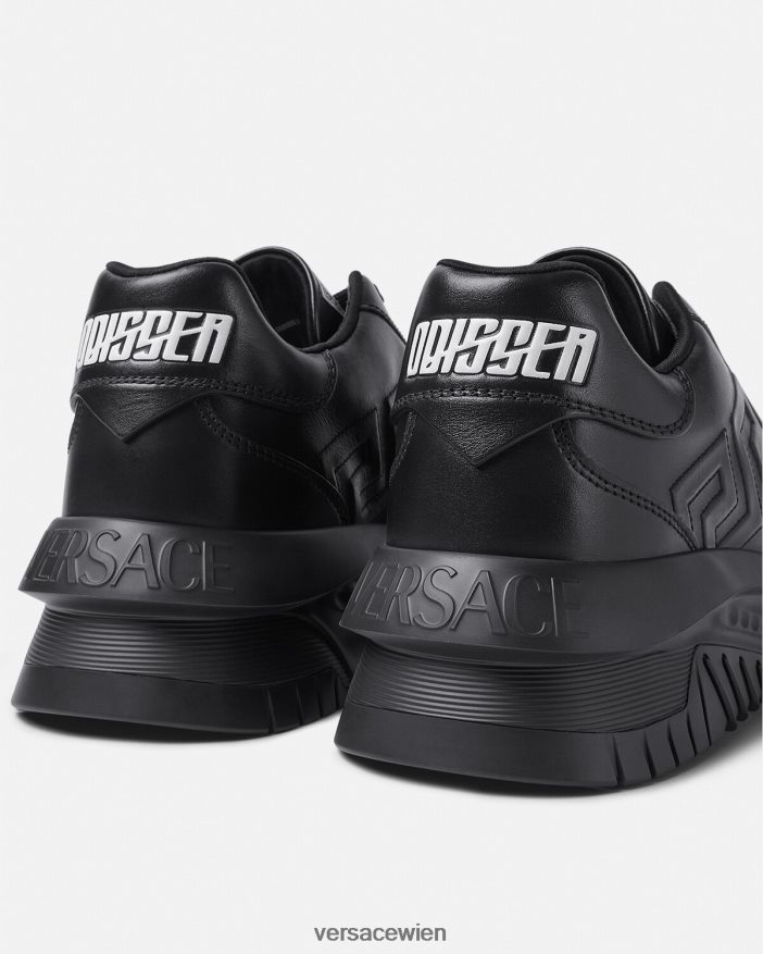 Schwarz Greca-Odissea-Sneaker Versace Männer Schuh 8N4XJD1517