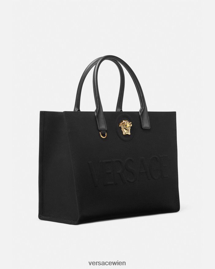 Schwarz Große La Medusa-Einkaufstasche Versace Frauen Taschen 8N4XJD341