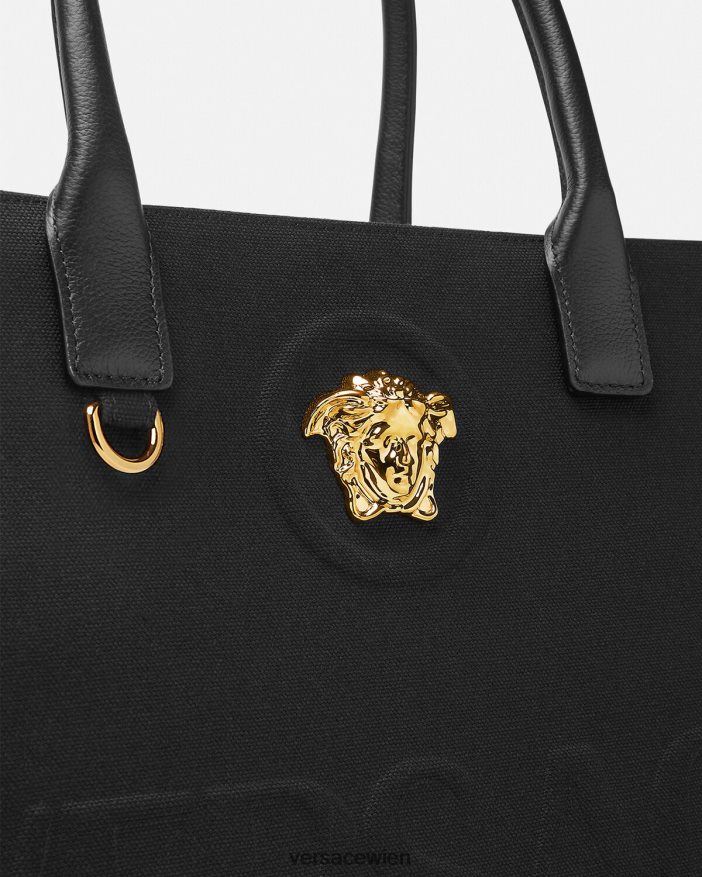 Schwarz Große La Medusa-Einkaufstasche Versace Frauen Taschen 8N4XJD341