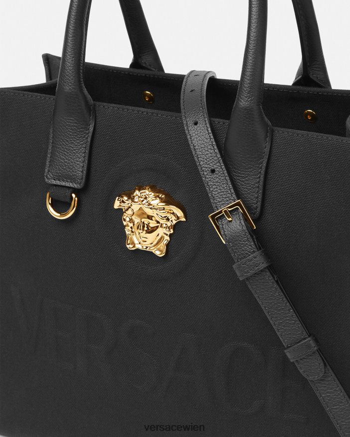 Schwarz Kleine La Medusa-Tragetasche Versace Frauen Taschen 8N4XJD331