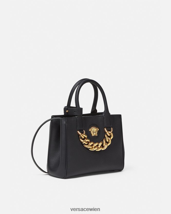 Schwarz Kleine La Medusa-Tragetasche Versace Frauen Taschen 8N4XJD362