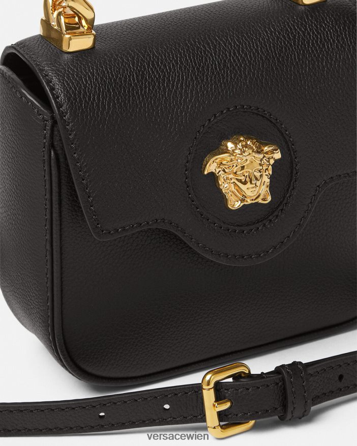 Schwarz La Medusa Mini-Tasche Versace Frauen Taschen 8N4XJD309