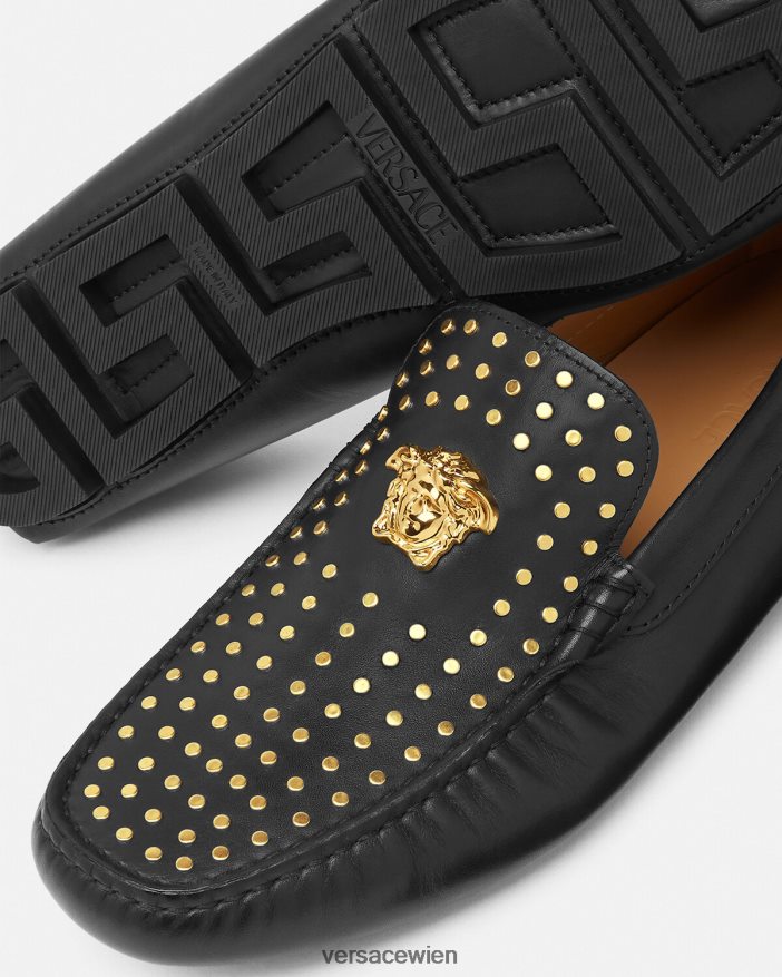 Schwarz La Medusa-Slipper Versace Männer Schuh 8N4XJD1573