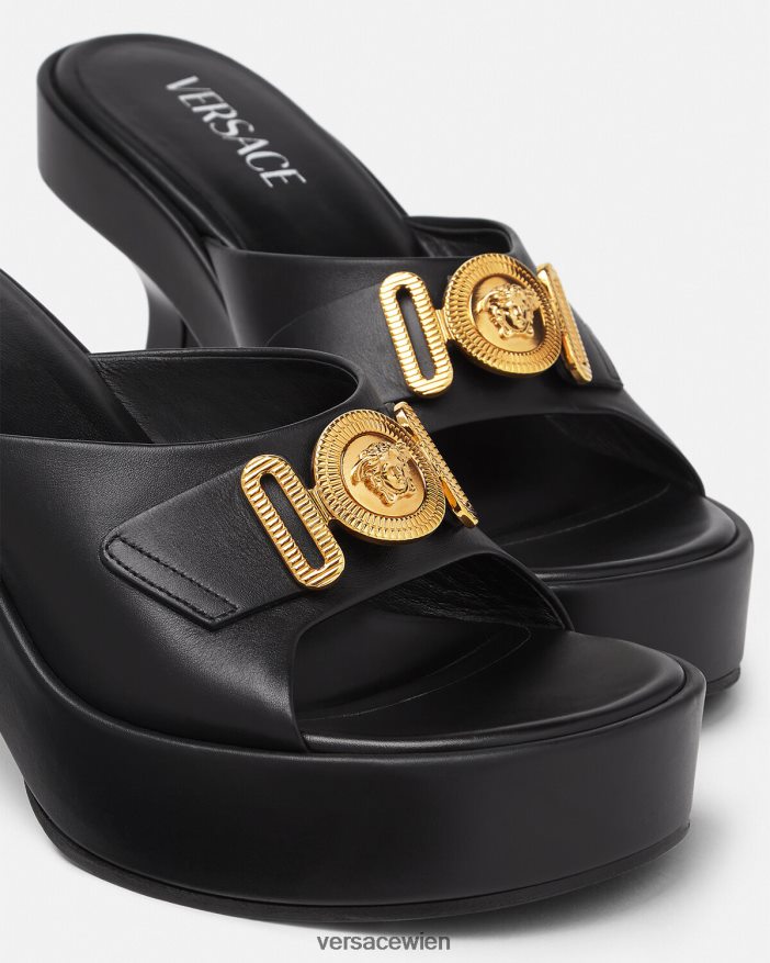 Schwarz Medusa Biggie Mules Versace Frauen Schuh 8N4XJD470