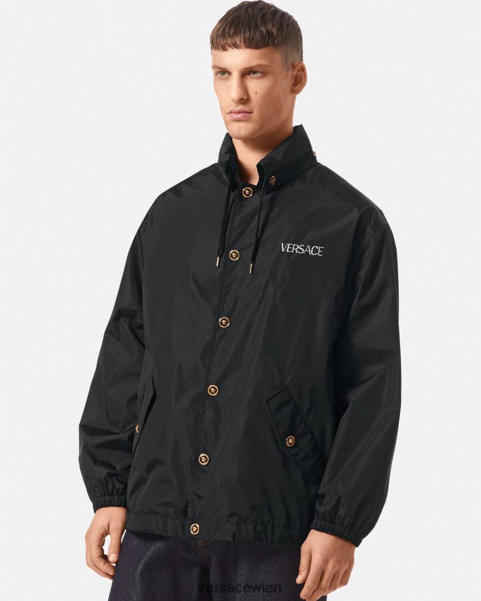 Schwarz Medusa-Jacke Versace Männer Kleidung 8N4XJD1249