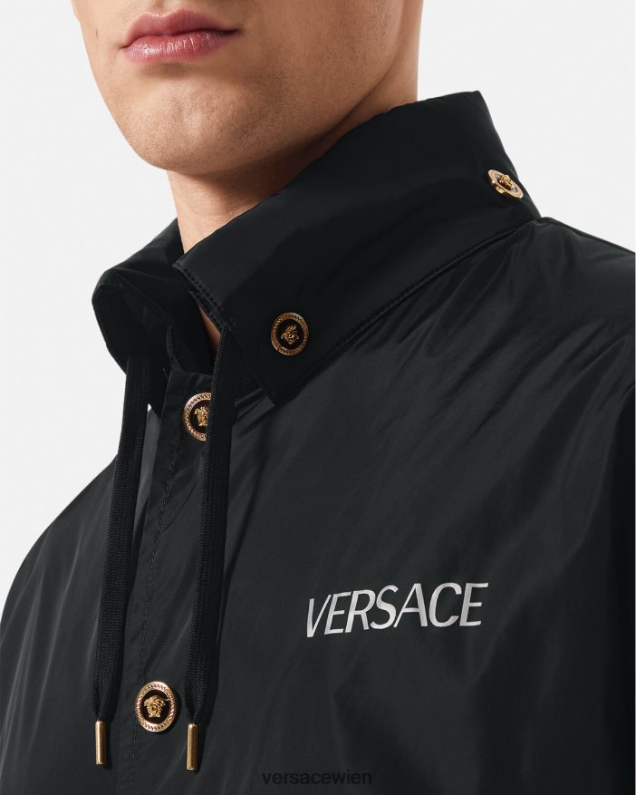 Schwarz Medusa-Jacke Versace Männer Kleidung 8N4XJD1249