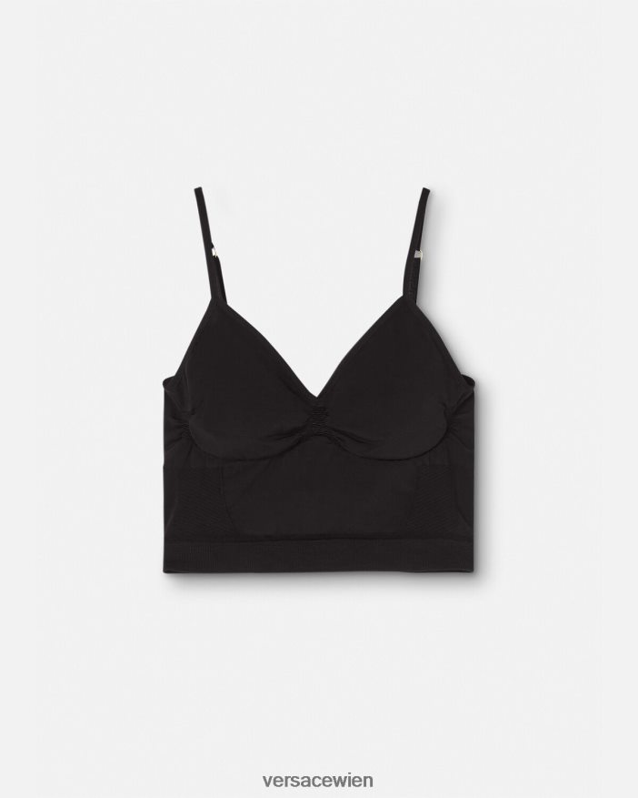 Schwarz Medusa-Shapewear-Bralette Versace Frauen Unterwäsche und Strandbekleidung 8N4XJD1062