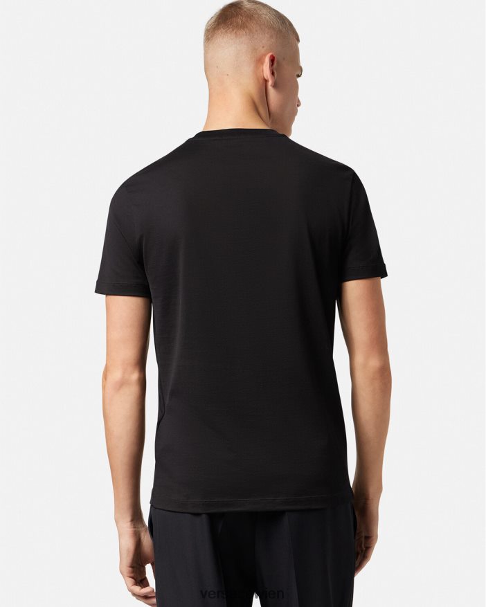 Schwarz Medusa-T-Shirt Versace Männer Kleidung 8N4XJD1370