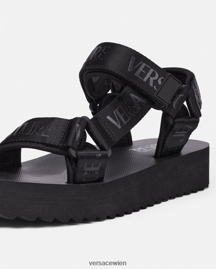 Schwarz Miami-Sandalen Versace Frauen Schuh 8N4XJD2297