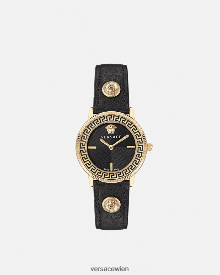 Schwarz V-Tribute-Uhr Versace Frauen Zubehör 8N4XJD966