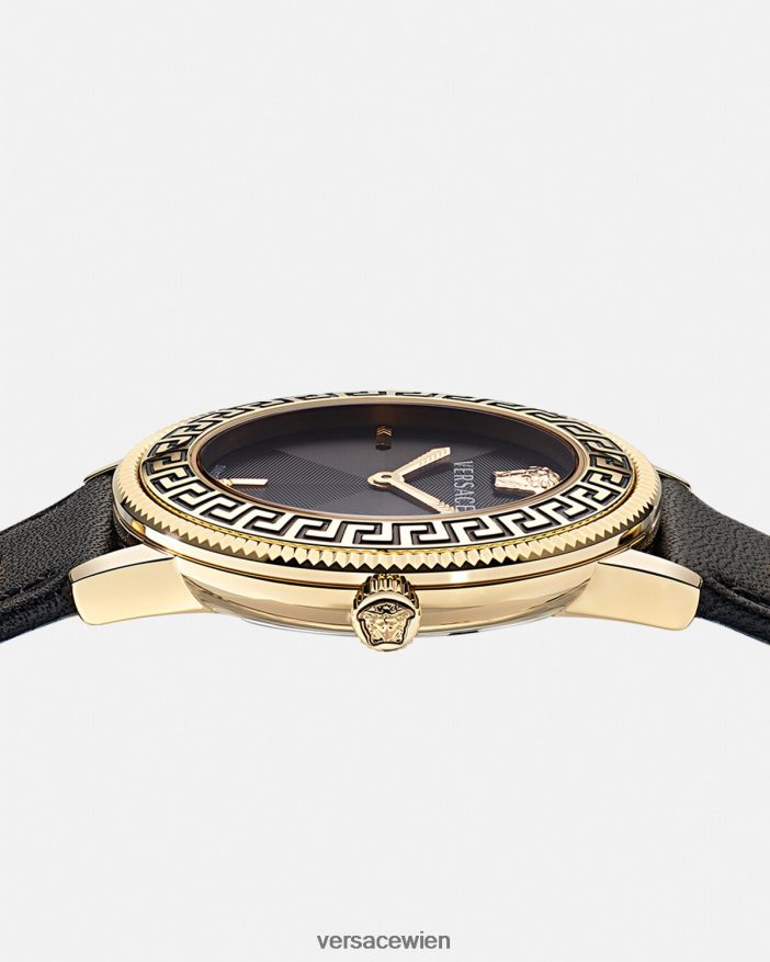 Schwarz V-Tribute-Uhr Versace Frauen Zubehör 8N4XJD966