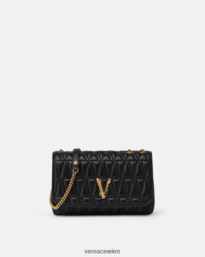 Schwarz Virtus Umhängetasche Versace Frauen Taschen 8N4XJD365