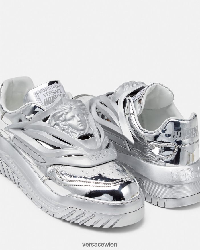 Silber Odissea-Sneaker Versace Männer Schuh 8N4XJD1524