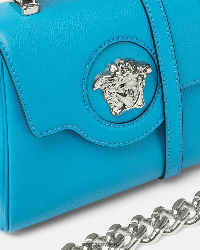 Türkis Kleine Handtasche „La Medusa“ Versace Frauen Taschen 8N4XJD333