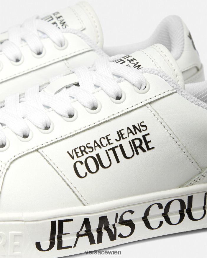 Weiß Court 88-Logo-Sneaker Versace Frauen Schuh 8N4XJD2277