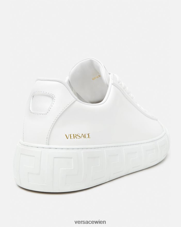 Weiß Greca-Sneaker Versace Männer Schuh 8N4XJD1533