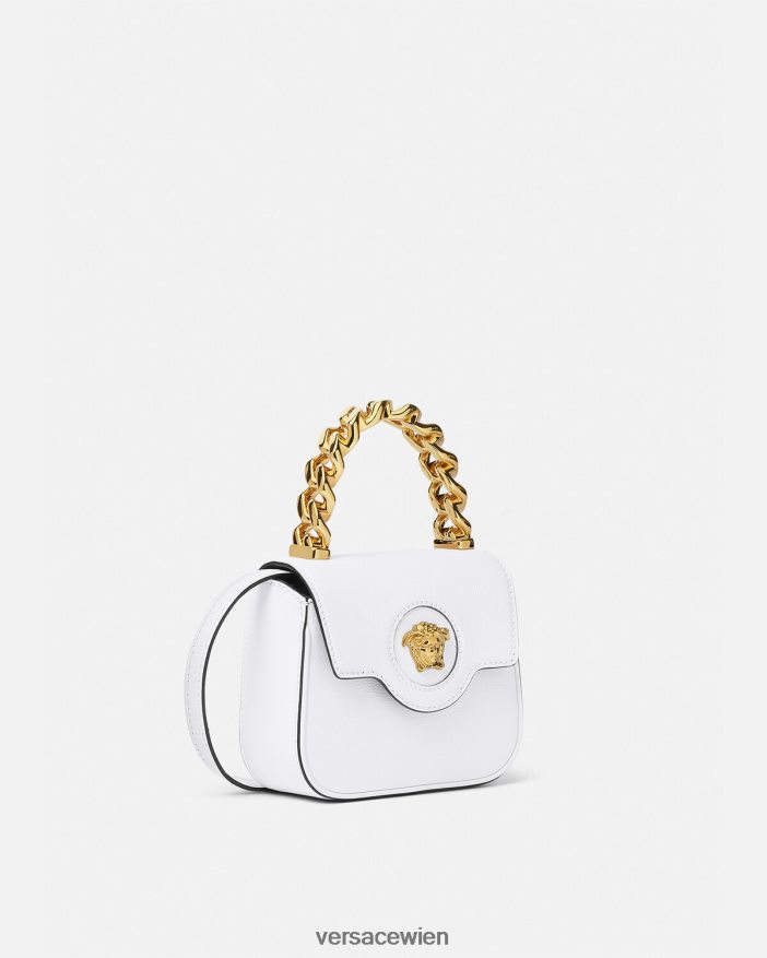 Weiß La Medusa Mini-Tasche Versace Frauen Taschen 8N4XJD312