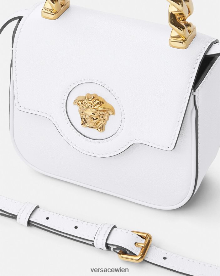 Weiß La Medusa Mini-Tasche Versace Frauen Taschen 8N4XJD312