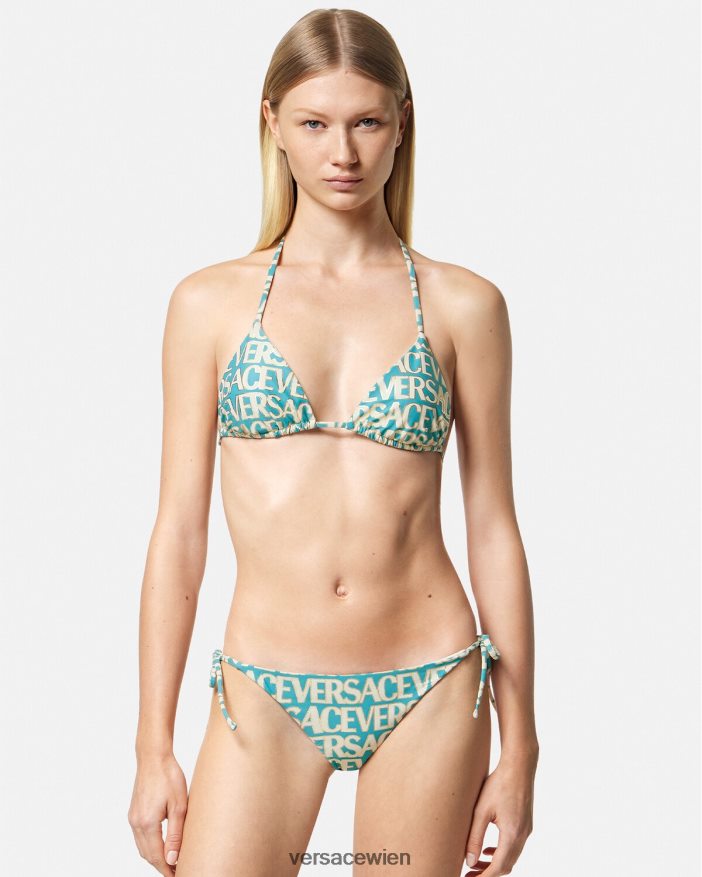 drucken Allover-Bikinihose Versace Frauen Unterwäsche und Strandbekleidung 8N4XJD1128