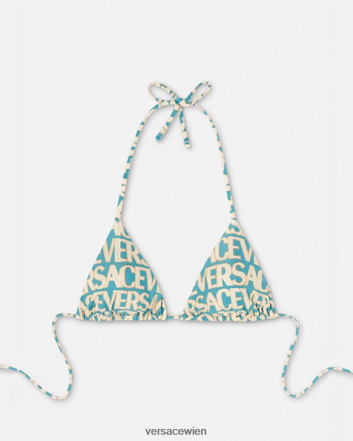 drucken Allover-Bikinioberteil Versace Frauen Unterwäsche und Strandbekleidung 8N4XJD1127